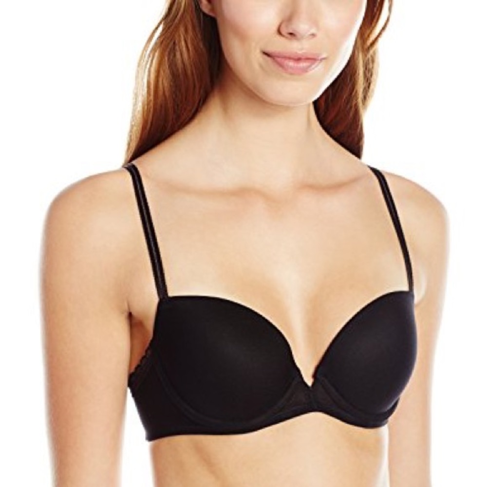 OnGossamer Women's Next To Nothing Demi Plunge Bra